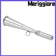 MERIGGIARE Boat Fog Horn, Removable Mouthpiece 304 Stainless Steel Handheld Foghorn, Weather Resista