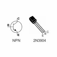 2N3904 2N 3904 Transistor NPN 0,2A 40V TR To-92 200mA