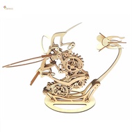 Wooden Kinetic Hummingbird Sculpture Set Assemble Animal Models with High