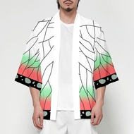 YINLMALL Quần áo Mới Tomioka Giyuu Kamado Nezuko Kamado Tanjiro Halloween Anime Cosplay Áo khoác cos