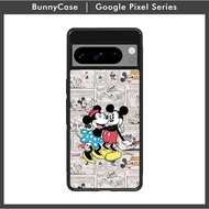 Google Case PIXEL 8 7 7a 6 6a 5 4 4A 5G 4G Pro XL Mickey Minnie Couple LZ0278