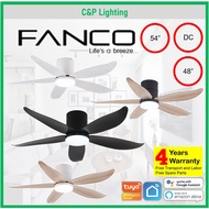[Installation Promo] Fanco CO-Fan Rito 5 48" / 54" Smart Wifi 5 Blades DC Ceiling Fan With LED