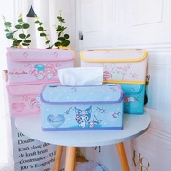 Cartoon Cartoon Large Tissue Box PU Desktop Tissue Box Foldable Paper Box Cute Household Car Tissue 