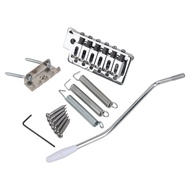 สะพานกีตาร์ไฟฟ้า Tremolo System ชุด Chrome 6mm whammy Bar สําหรับ 6 String Strat กีตาร์ Tailpiece เป
