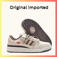 《รับประกันความแท้ รับประกัน 5 ปี》 adidas Originals  Forum Low  Forum Low รองเท้าผ้าใบสำหรับผู้ชายและ