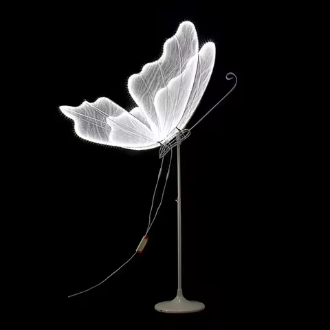 Butterfly Wing Pendant Ceiling Decoration 60cm Luminous Wedding Road Guide Hotel Stage Decoration Li