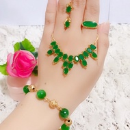 Jade set genuine jade gemstone jade bracelet chain 88