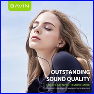 ☀️ ✻ ▶ BAVIN HX820 universal earphone 3D stereo sound Tube headset inear with microphone Universal