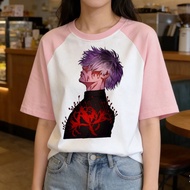 Tokyo Ghoul Women's Fashion Tee - Korean-Inspired Summer Baddie Style