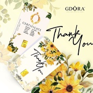 GDORA Gold Bar 0.25gram '' Thank You '' 999.99