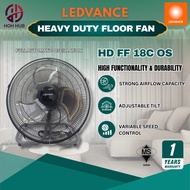 LEDVANCE OSRAM HEAVY DUTY FLOOR FAN HD FF 18C OS 18 INCH INDUSTRIAL FLOOR FAN METAL BLADES