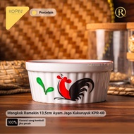 Mangkok Ramekin 135cm Ayam Jago Kukuruyuk Kopin KPR-6B Porcelain