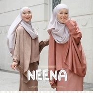 ELLE ZAHRAA | SUIT NEENA | MATERIAL AIR FLOW SATIN | LOOK KLASIK