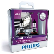 Philips Vision Plus Car Headlight Bulb ( H1 H3 H4 H7 H11 HB3 HB4 | +60% More Light | Pack of 2 Bulb 