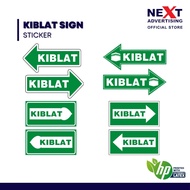 Kiblat Sticker Sign | Tanda Arah Kiblat