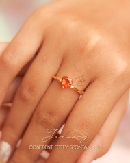 Tala by Kyla JANUARY Heart Birthstone Ring