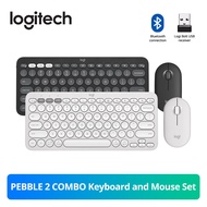 Logitech (Logitech) PEBBLE 2 COMBO Wireless Keyboard Mouse Set 2.4G+Bluetooth