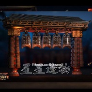 Oriental Fantasy Building Model Desktop Decoration Angry Hero Warhammer War Chess 3D Printing White 