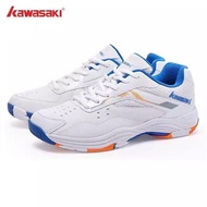 Kawasaki รองเท้าแบดมินตัน a3324 สำหรับกีฬาฟิตเนส ไม้แบดมินตัน ทนต่อแรงกระแทก กันลื่น ระบายในเขตสีขาว