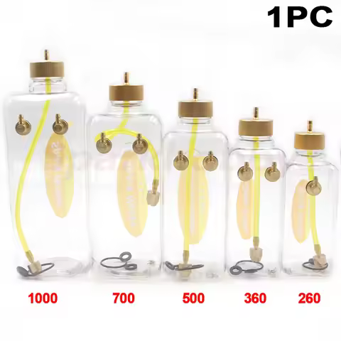 1 SET RC Plastic Fuel Oil Tank 260/360/500/700/1000/1500 CC/ml CNC Aluminum alloy Cover for RC Nitro