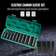 Long Socket Impact Set 10pcs 1/2 Inch Impact Long Socket 8-24mm Extension Hex Socket Wrench Deep imp