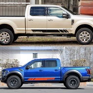 2Pcs Car Side Stickers  d Raptor F150 F250 F350 F450 F550 F650 F750 Pickup Tuning Accessories Truck 