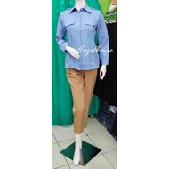 PDH UNIFORM PDL/ biru PREMIUM WORK UNIFORM/ Safety Vest Uniform Kadet Polis Sekolah Menengah