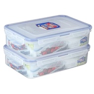 Lock & Lock Classic Food Container Set , 600ml and 1.0L, Classic