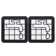 HEPA Filter Compatible with For Philips FC9330 FC9331 FC9350 FC9351 FC9352 FC9515 FC9516 FC8010/01 V