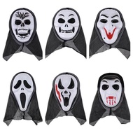deadpool mask kids mask Party Supplies Ghost Ghost Mask White Face Langjun Ghost Face Party Mask Gho