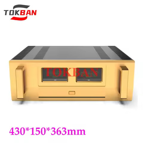 Tokban Audio 430*150*363mm All Aluminium Accuphase E405 Power Amplifier Chassis Enclosure with Radia