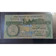1991 V 101911 Guernsey 1 pound UNC