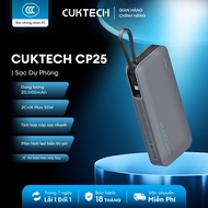 Sạc Dự Phòng CUKTECH CP25 Kèm Cáp | Sạc Nhanh 55W Max | Dung Lượng 20.000mAh | Bảo Hành 18 Tháng PB2