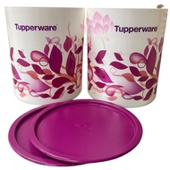 Tupperware Set - Purple Spring One Touch (2) 3.8L 11105811 #Food #Container #Box #Storage