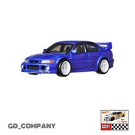 Hotwheels Loose Premium Mitsubishi Lancer Evo biru