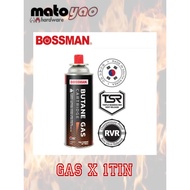 BOSSMAN Butane Gas Cartridge for Camping, Cooking, Barbecue/Kartrij Gas Butana