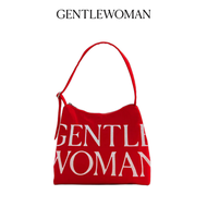 Gentlewoman Buckle Hobo Bag:Red กระเป๋าโฮโบ Casual Letter Bag แฟชั่น กระเป๋าสตรี กระเป๋าถือ สะพายข้า