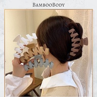 ⭐️⭐️ [Ready Stock] Matte Hair Clips Korean Style retro Hair Pins More hair big Shark clip hairclip G