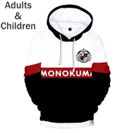 Monokuma Hoodies Anime Hoodie Pullovers Streetwear