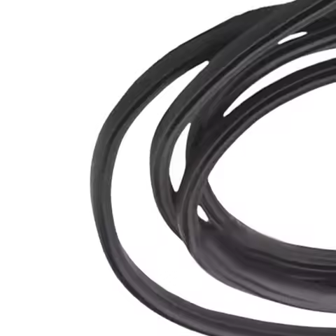 Windshield Moulding Trim Seal Rear Upper for BMW E39 Model Years 1997 Through 2003 Black Rubber 5131