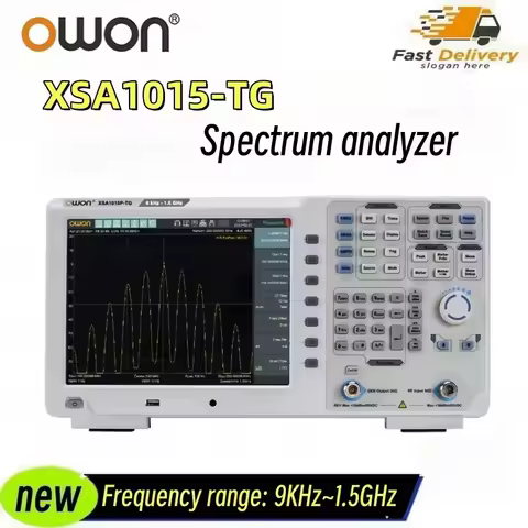OWON XSA1015P - TG 9kHz - 1.5GHz Spectrum Analyzer with 1Hz Resolution & Tracking Generator