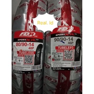 RC FDR Sport XR tubeless motorcycle tire package front and rear (80/90-14 & 90/90-14) for BEAT/esp/f