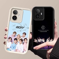 HK-17 EXO Shockproof Casing for Black and White Silicone OPPO Realme Reno Narzo 13F C67 F25 11F 11 1