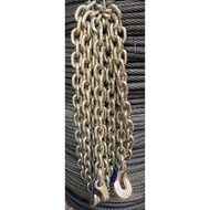 Dây Xích Cẩu Hàng 8mm - 10mm Dài 2.7 Mét Có Móc La Bồi - CÁP THÉP SÀI GÒN VINA