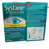 Systane Hydration Preservative-Free Eye Drops 10ml Long lasting Dry eye Relief Hyaluronate Acid