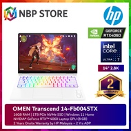 HP OMEN Transcend 14-Fb0045TX 14" 2.8K OLED 120Hz Gaming Laptop ( CU7-155H, 16GB, 1TB SSD, RTX4060 8GB, W11 )