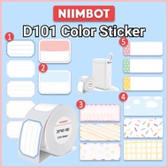 Niimbot D101 Paper Label Printing Self-adhesive Thermal Label Notebook Paper Sticker Label Waterproof Sticker