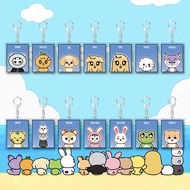 New Style seventeen seventeen Same Style Transparent Acrylic Keychain
