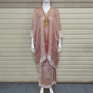 Setelan Tunik Rok Bunga-Setelan Wanita Batik Viscose