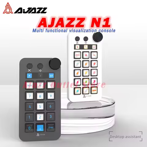 Ajazz N1 Multi Functional Visualization Console Programmable Keyboard Panel Assistente Live Broadcas
